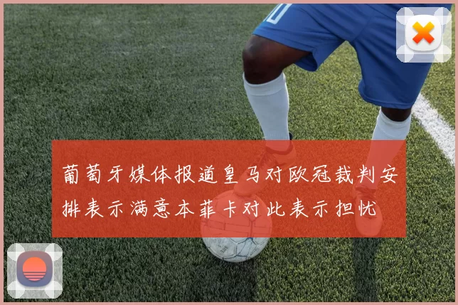 葡萄牙媒体报道皇马对欧冠裁判安排表示满意本菲卡对此表示担忧